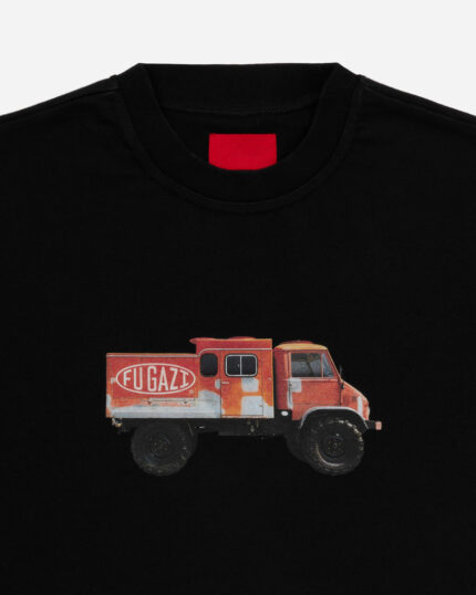 FUGAZI Truck Tee Black – Heavyweight view 2