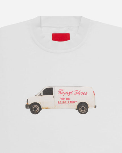 FUGAZI Truck Tee White – Heavyweight view 2
