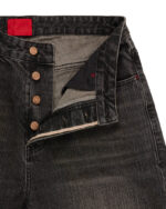 FUGAZI Good Denim Shorts Washed Black – Heavyweight view 2