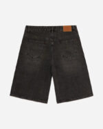 FUGAZI Good Denim Shorts Washed Black – Heavyweight view 3
