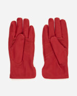 FUGAZI Leather Work Gloves Red – Leather view 3