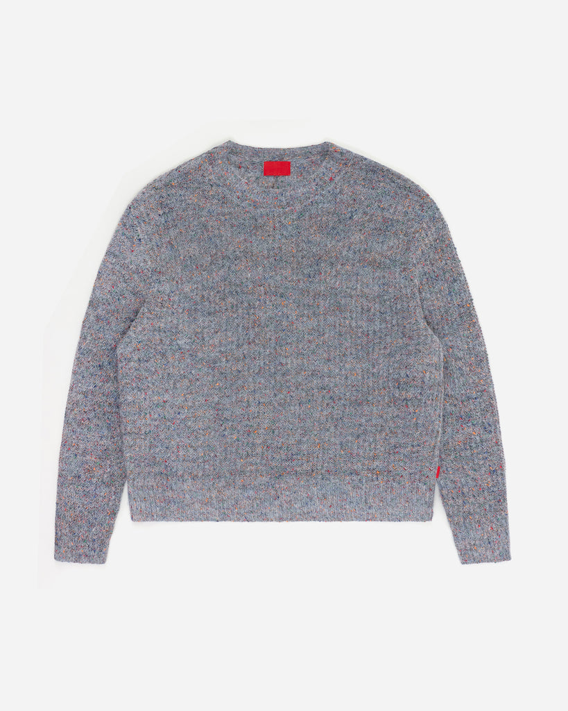 FUGAZI Moving Blanket Knit Sweater Grey – Knitwear - front view FUGAZI Moving Blanket Knit Sweater Grey – Knitwear front view