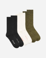 FUGAZI Liner Knit Sock Bundle Variety – Knit Socks front view